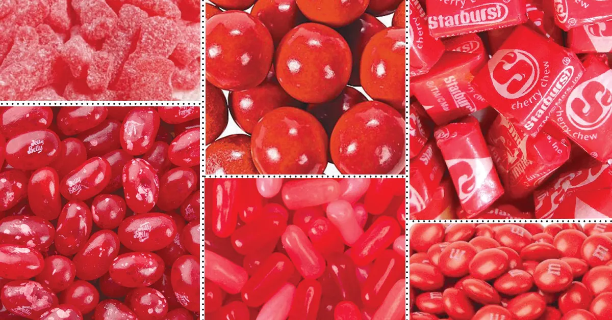 Red food coloring dye banned in candy.