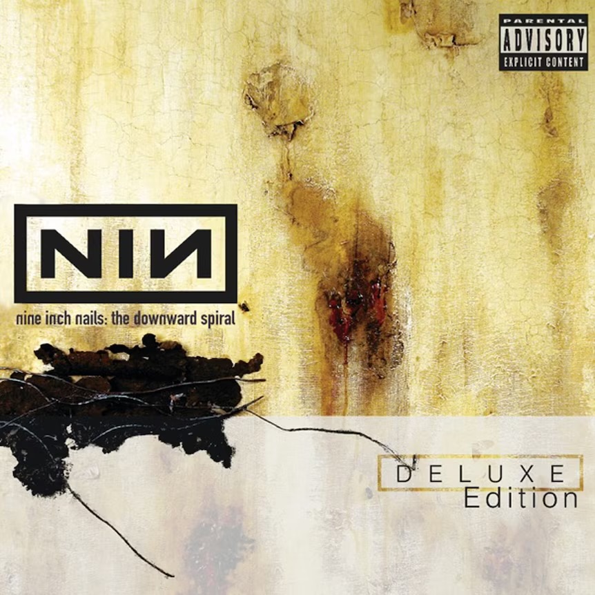 The album cover to “The Downward Spiral” by Nine Inch Nails