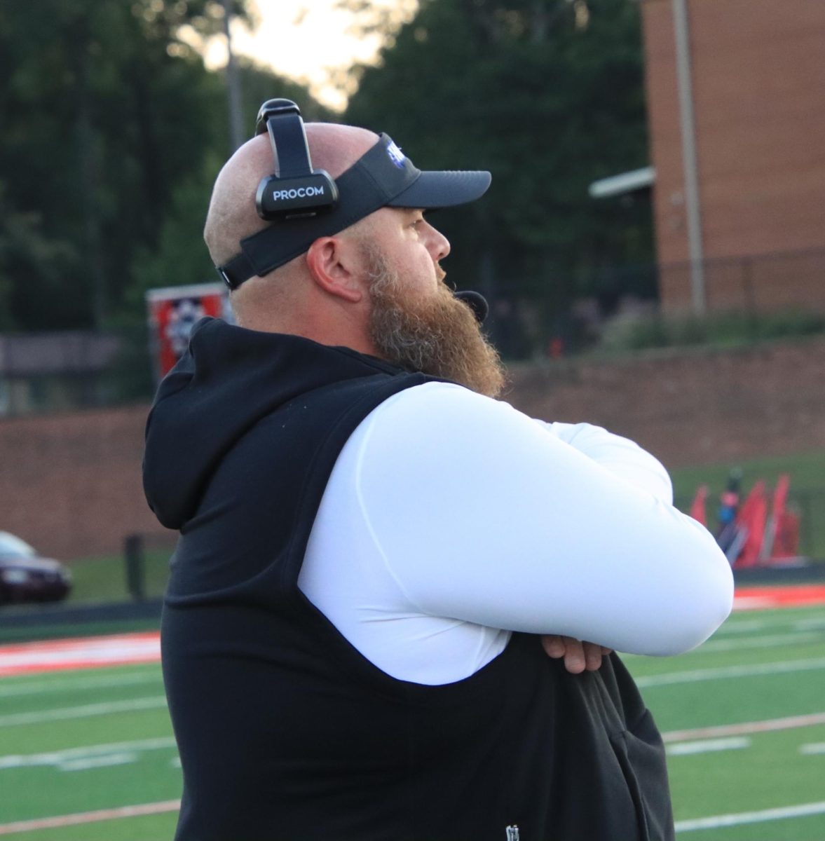 Coach Gowan at the Chattooga game