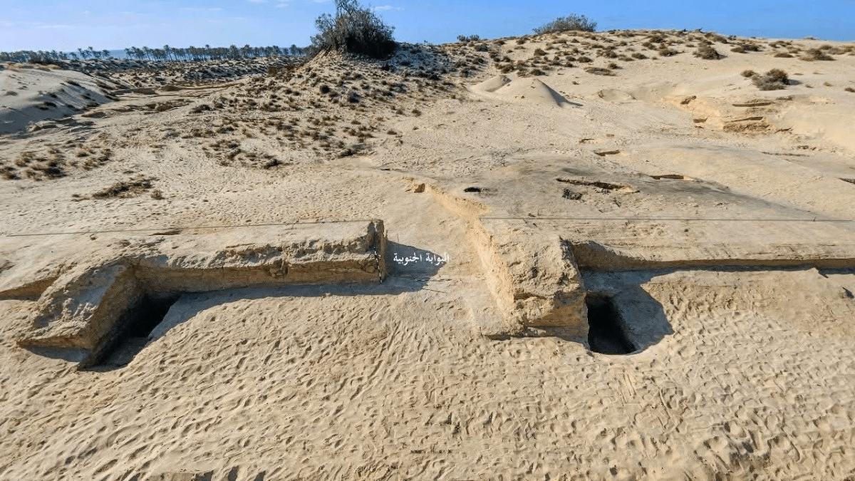 The initial wall discovered