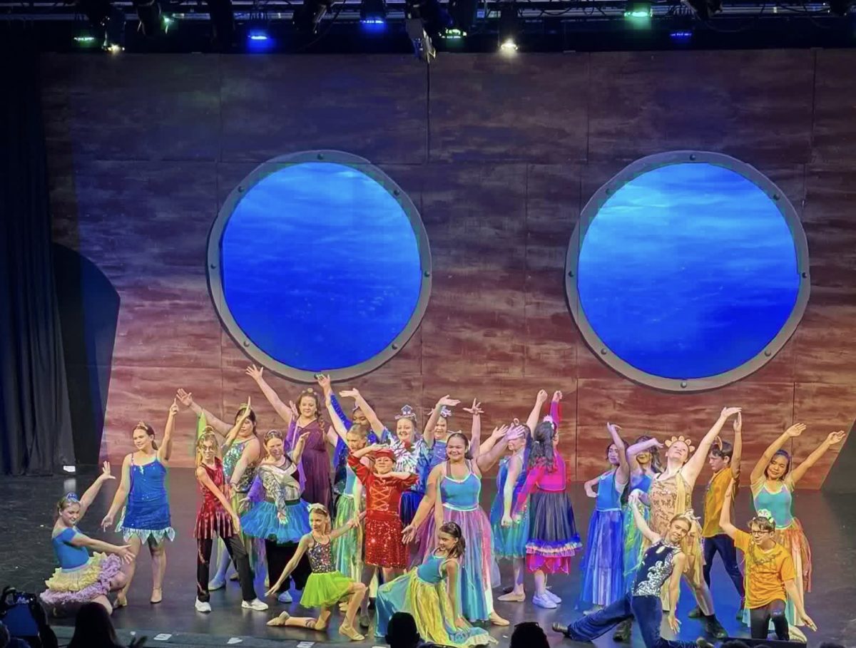 The AMS production of Little Mermaid in their final tableau.