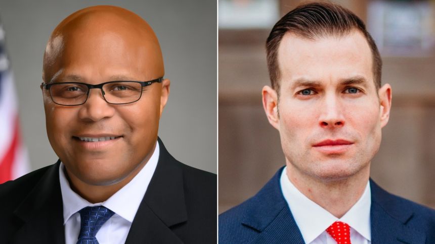 Democrat Shawn Harris (left) and Republican Clay Fuller (right)